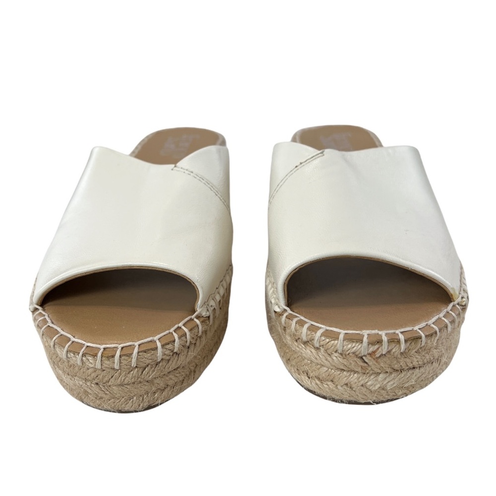 NWOT Franco Sarto Pinot Espadrilles Platform Wedge Sandals Milk Size 8M - Picture 7 of 15